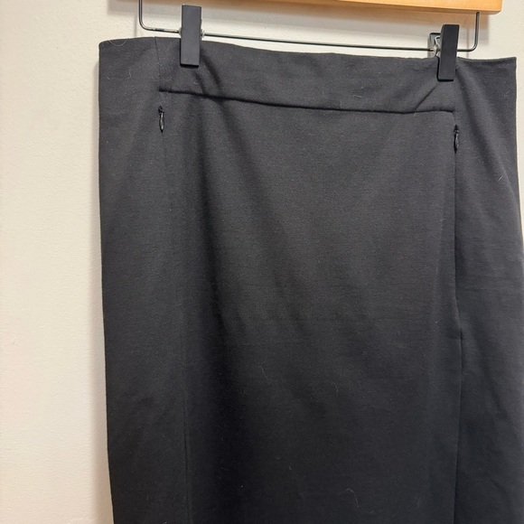 DvF Diane Von Furstenberg Black Stretch Pencil Skirt Size 12 - Picture 4 of 8